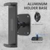 Picture of Lucrave Tablet Wall Mount, Aluminum iPad Wall Mount Holder, 360° Rotation Adjustable Wall Mount Compatible with iPad Pro/Mini, Galaxy Tab, Surface Pro, Kindle, All 4.7-13" Tablets and Phones