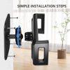 Picture of Lucrave Tablet Wall Mount, Aluminum iPad Wall Mount Holder, 360° Rotation Adjustable Wall Mount Compatible with iPad Pro/Mini, Galaxy Tab, Surface Pro, Kindle, All 4.7-13" Tablets and Phones