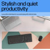 Picture of HP 220 Wireless Keyboard - 2.4GHz Connectivity w/Data Encryption - Low-Profile Chiclet Keys - Win/Mac - Laptop, PC Compatible - Shortcut Keys & Num Pad - LED Num, Caps, & Scroll Lock