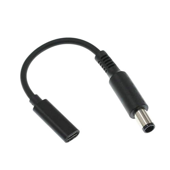 Picture of USB C to Slim Tip Laptop Charging Cable Adapter Female Type C to Male Converter for HP Laptop 18-20V Works with 45W 65W 90W (7.4 x 5.0mm HP)