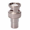 Picture of BNC Male to RCA Female Phono Adapter CCTV Power Coax Coaxial Coupler Connector Plug Adaptor Compatible with CCTV Security Camera/Surveillance Systems DVRs Cameras Switchers TV Cable | Nickel Plated