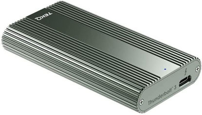 Picture of TEKQ [Intel Certified] 4TB Thunderbolt 3 External Portable SSD, Bus Powered, Read up to 2800MB/s, Write up to 2300MB/s, (Compatible with Thunderbolt 4 and USB 4 Devices)