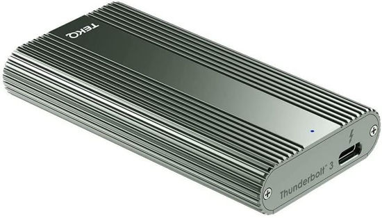 Picture of TEKQ [Intel Certified] 4TB Thunderbolt 3 External Portable SSD, Bus Powered, Read up to 2800MB/s, Write up to 2300MB/s, (Compatible with Thunderbolt 4 and USB 4 Devices)