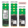 Picture of chenyang 2 Pack M.2 2230 to 2242 to 2260 to 2280 Convertor Card NVME NGFF SSD Extended Adapter