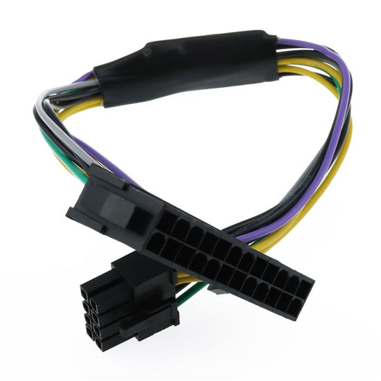 Picture of ALINNA 24 Pin to 8 Pin ATX Power Supply Adapter Cable for DELL Optiplex 3020 7020 9020 Precision T1700