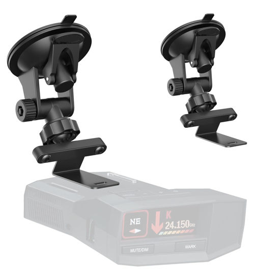 Picture of Radar Detector Mount for Uniden Radar Detectors-R7 R8,Car Mirror Radar Mount Bracket,Car Windshield Suction Cup Mount (for Uniden R7 R8 Radar)