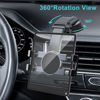 Picture of Car Dashboard Tablet Mount Holder, 360° Rotatable Suction Cup with Large Clamp Dash Phone Stand for iPad Pro 12.9/9.7/11/10.5/Air/Mini 6 5 4 3, Samsung Galaxy Tab, iPhone 15/14, 4.7"-12.9" Tab & Phone