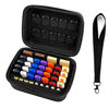 Picture of USB Flash Drive Case Memory Card Case SD SDXC SDHC Card Holder Organizer Thumb Drive Case USB Drives Storage Case for Sandisk/Samsung/SamData/Inland/PNY/Netac/JBOS (Case Only with Label and Strap)