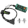 Picture of 12V Regulated Surge Protection Metal P-Tap D-Tap Splitter with ON/Off Switch for ARRI|RED|Sony|DJI|TILTA |SmallRig|V-Mount|Gold-Mount, 1/4"-20 Screw Threads-Braided Kevlar Cable 17.7 inches(Green)