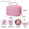 Picture of Elonbo 4K Digital Camera Carrying Case for Femivo/VETEK/IWEUKJLO/VJIANGER/WIKICO/Saneen/OIEXI 4K 48MP Vlogging Camera, Travel Compact Camera Storage Cover Bag Organizer Holder, Pink