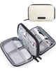 Picture of BAGSMART Electronics Organizer Travel Case, Travel Cable Organizer Pouch, Charger Organizer, Travel Essentials, Cord Organizer, Tech Organizer as Travel Accessories for Charger, Phone, Beige