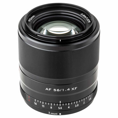 Picture of VILTROX 56mm F1.4 f/1.4 XF Autofocus APS-C Portrait Lens for Fuji Fujifilm X-Mount X-T3 X-T2 X-H1 X20 X-T30 X-T20 Black