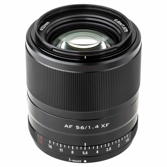 Picture of VILTROX 56mm F1.4 f/1.4 XF Autofocus APS-C Portrait Lens for Fuji Fujifilm X-Mount X-T3 X-T2 X-H1 X20 X-T30 X-T20 Black