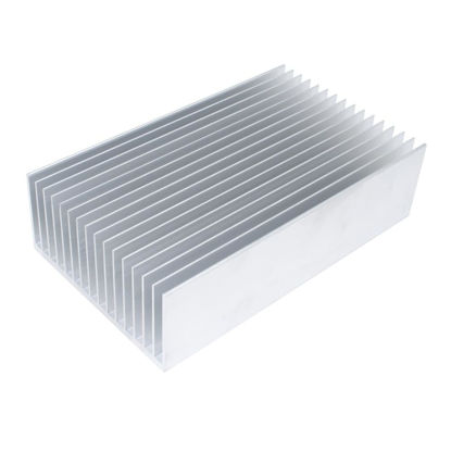 Picture of Large Aluminum Heatsink 200 x 120 x 55mm / 7.87 x 4.72 x 2.17inch Heat Sinks Cooler Cooling Radiator for LED LCD CHIP Electronic Amplifier Transistor Heat Dissipation