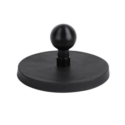 Picture of 88mm(3.5") Diameter Round Magnet Mount Base with 25mm(1 inch) Ball,Compatible with RAM Mounts B Size Double Socket Arm and Other 1" Ball Bike Motorcycle Phone or GoPro Mount Holder