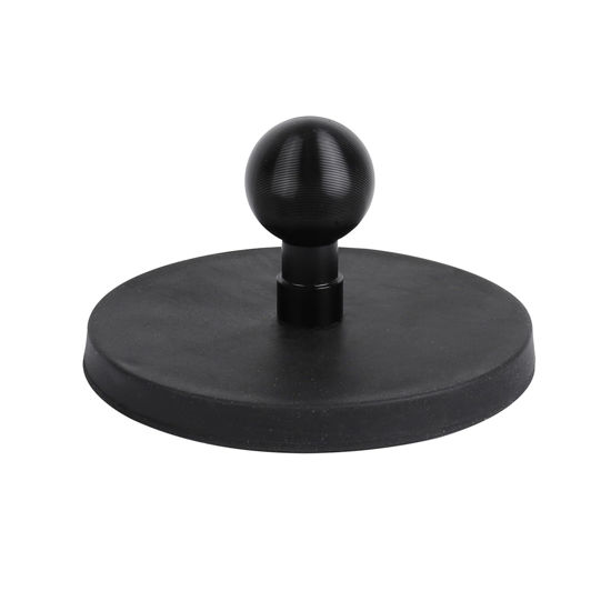 Picture of 88mm(3.5") Diameter Round Magnet Mount Base with 25mm(1 inch) Ball,Compatible with RAM Mounts B Size Double Socket Arm and Other 1" Ball Bike Motorcycle Phone or GoPro Mount Holder