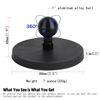 Picture of 88mm(3.5") Diameter Round Magnet Mount Base with 25mm(1 inch) Ball,Compatible with RAM Mounts B Size Double Socket Arm and Other 1" Ball Bike Motorcycle Phone or GoPro Mount Holder