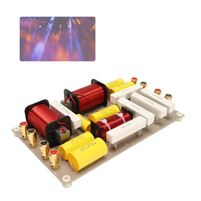 Picture of KUIDAMOS 3 Way Speaker Crossover, 3 Way Crossover Filters PCBA High Power 2300 KHz for Stage Speaker