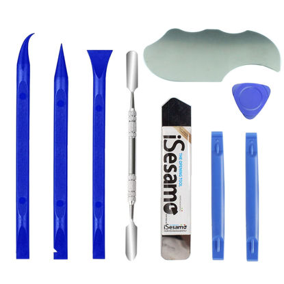 Picture of Spudger Pry Tool Kit Metal and Plastic Pry Stick Opening Tool,Multi-Purpose Scraper Repair Kit for Cell Phone, Laptop, iPad, LCD, MacBook, Tablet, Computer, PS4, Electronics, Tablet and More