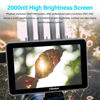 Picture of Shimbol ZO600MS Dual-Band 1000FT 5.5 inch Touchscreen 3D Lut HDMI 3G-SDI Wireless Recording Monitor Low Latency 2000nit HDR Video Recording and Playback