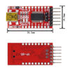 Picture of DUTTY FT232RL FTDI Mini USB to TTL Serial Converter Adapter Module 3.3V 5.5V FT232R Breakout FT232RL USB to Serial Mini USB to TTL Adapter Board for Arduino