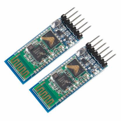 Picture of 2PCS HC-05 HC 05 Bluetooth Module RF Wireless Bluetooth Transceiver Master Slave Integrated Serial Port Communication BT Module