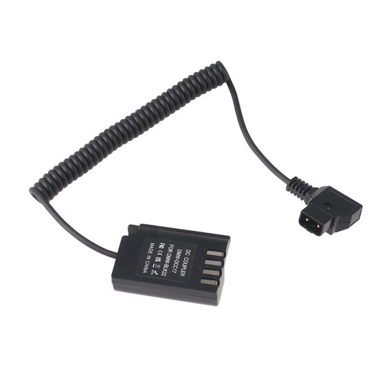 Picture of FocusFoto D-Tap to DMW-BLK22/DMW-DCC17 Decoded Dummy Battery Power Adapter Cable for Panasonic Lumix S5 DC-S5 S5II S5M2 S5IIX DC-S5K S5GK G9 G9II G9M2 GH5II GH5M2 GH6 Camera