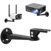 Picture of Drsn Mini Projector Wall Mount, 360 Rotation, Adjustable Angle, 6.6 lbs Load Capacity, Black