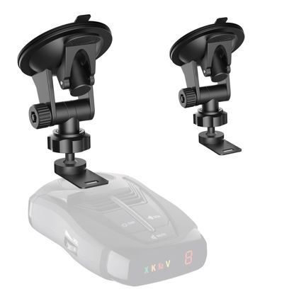 Picture of xsaaczm Super Radar Detector Mount,Super Car Windshield,Dashboard Suction Cup Bracket,Suitable for Cobra Radar Detector iRadar ESD SPX RAD 480i 380 450 7800BT(for Cobra Radar)