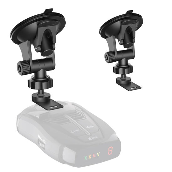 Picture of xsaaczm Super Radar Detector Mount,Super Car Windshield,Dashboard Suction Cup Bracket,Suitable for Cobra Radar Detector iRadar ESD SPX RAD 480i 380 450 7800BT(for Cobra Radar)