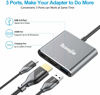 Picture of Tuwejia USB C to HDMI Multiport Adapter USB 3.1 Gen 1 Thumderbolt 3 to HDMI 4K Video Converter/USB 3.0 Hub PD Quick Charging Port with Large Projection