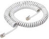 Picture of S60067 White Handset Cord 12 Feet for Landline Phone