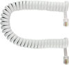 Picture of S60067 White Handset Cord 12 Feet for Landline Phone