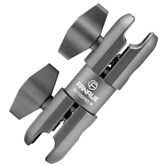 Picture of FANAUE Composite Double Socket Swivel Arm, 3.7" Aluminum Mounting Arm Dual 20mm Socket Ends - Fits 20mm Attachment Ball (DA-100PRO-M)