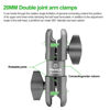 Picture of FANAUE Composite Double Socket Swivel Arm, 3.7" Aluminum Mounting Arm Dual 20mm Socket Ends - Fits 20mm Attachment Ball (DA-100PRO-M)