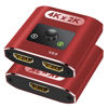Picture of HDMI Switch Splitter 4K@60Hz, Aluminum Bi-Directional HDMI 2.0 Switcher, HDMI Splitter 1 in 2 Out/ 2 in 1 Out, Support 4K 3D HDR for Xbox, PS5/4/3, Fire Stick, Roku, HDTV, Projector, Computer(red)