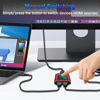 Picture of HDMI Switch Splitter 4K@60Hz, Aluminum Bi-Directional HDMI 2.0 Switcher, HDMI Splitter 1 in 2 Out/ 2 in 1 Out, Support 4K 3D HDR for Xbox, PS5/4/3, Fire Stick, Roku, HDTV, Projector, Computer(red)