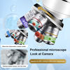 Picture of Adult Trinocular Microscope WF10x and WF25x Eyepieces 40X-5000X Magnification, Digital Lab Trinocular Compound LED Microscope (Trinocular Microscope with Electronic Eyepieces)