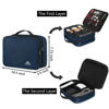 Picture of MATEIN Electronics Organizer Travel Case, Water Resistant Portable Travel Cord Organizer for Earphone, Power Bank, and Flash Drive, Universal Carry Case for Cables, Tech Gifts for Men, Navy Blue