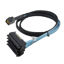 Picture of xiwai Internal Mini SAS SFF-8643 Host to 4 SAS 29Pin SFF-8482 Target Disk 6Gbps Data Server Raid Cable
