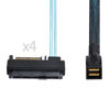 Picture of xiwai Internal Mini SAS SFF-8643 Host to 4 SAS 29Pin SFF-8482 Target Disk 6Gbps Data Server Raid Cable