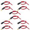 Picture of DC Power Pigtail Cable,5.5x2.1mm 18AWG Male and Female DC Connector Plug,12V 5A Barrel Jack Connector for CCTV Security Camera and Lighting Power Adapter (5 Pairs)
