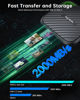 Picture of KEXIN External SSD 1TB USB C Portable SSD Up to 2000MB/s External Solid State Drive USB 3.2 Gen 2x2 Type-C Portable Solid State Drive for PC Mac Game Console