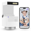 Picture of Psync Genie S 5MP Indoor Security Camera, Pan Tilt WiFi Camera for Baby Monitor/Pet Camera with Phone app, Auto Tracking, Person/Pet Detection, 2-Way Audio, 64GB Local Storage, Full-Screen Display