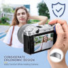 Picture of JJC Metal Thumb Rest Grip for Fuji Fujifilm X-M5 XM5 Camera, Hot Shoe Thumb Rest Support Grip for Stable & Safe Hand Hold, with Anti-Scratch Silicone Pad, Not Affect The Use of Camera Buttons, Silver