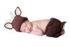 Picture of Jastore Baby Photography Props Newborn Boy Girl Photo Shoot Outfits Crochet Knitted Costume Infant Hat Sets(Deer)