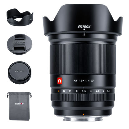 Picture of VILTROX 13mm F1.4 XF Lens for Fuji-X Mount, Large Aperture f/1.4 APS-C Prime Lens for Fujifilm Camera X-A5 X-A7 X-E1 X-E2S X-H1 X-M1 X-PRO2 X-PRO3 X-T1 X-T10 X-T30II X-T100 X-S10 X-H2S X-T5