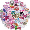 Picture of Y2k Retro Aesthetic Stickers, 106pcs Cool 2000s Cyber Trend Stickers, Vinyl Waterproof Sticker for Laptop, Guitar, Water Bottle, Birthday Gifts for Girls, Kids, Teens