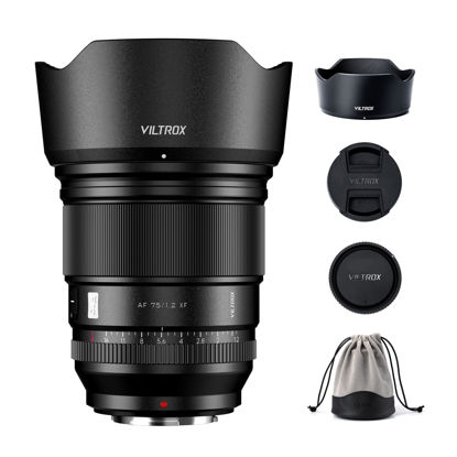 Picture of VILTROX 75mm f/1.2 F1.2 XF Lens for Fuji-X Mount, Large Aperture Wide Angle APS-C Prime Lens for Fujifilm Camera X-A5 X-A7 X-E1 X-E2S X-H1 X-M1 X-PRO2 X-PRO3 X-T1 X-T10 X-T30II X-T100 X-S10 X-H2S X-T5