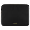 Picture of Comfyable Tablet Sleeve Compatible for iPad Pro 12.9 inch M2 M1 2022 2021 2020 & Smart/Magic Keyboard with Pencil Holder - PU Leather Bag Waterproof Slim Protective Cover Case, Black Pebbled